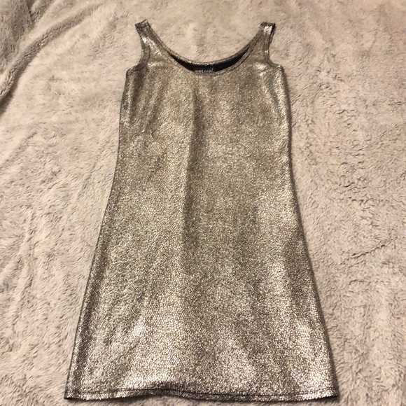 Wet Seal Dresses & Skirts - Silver mini dress